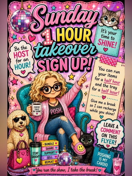 Posh Tops - 1 Hour Takeover